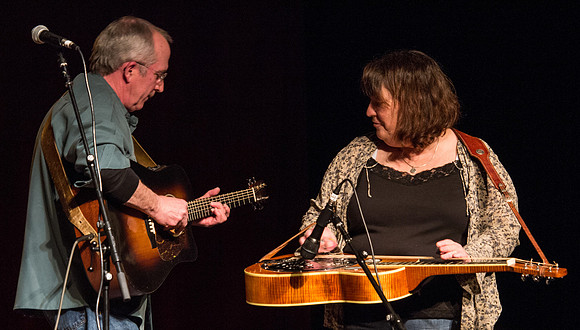 Mollie O'Brien & Rich Moore with Eric Thorin @ Wintergrass 2013-5