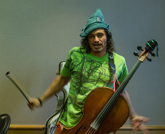 Rushad Eggleston with Alex and Tatiana Hargreaves Workshop @Wintergrass 2013-11