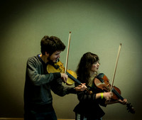 Rushad Eggleston with Alex and Tatiana Hargreaves Workshop @Wintergrass 2013-12