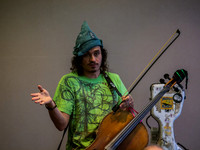 Rushad Eggleston with Alex and Tatiana Hargreaves Workshop @Wintergrass 2013