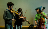 Rushad Eggleston with Alex and Tatiana Hargreaves Workshop @Wintergrass 2013-9