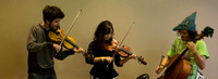 Rushad Eggleston with Alex and Tatiana Hargreaves Workshop @Wintergrass 2013-7