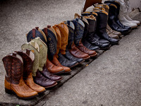 row of boots hdr