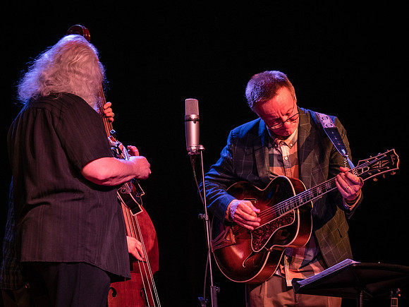 David Grisman, Danny Barnes & Sam Grisman @ Wintergrass 2018-10