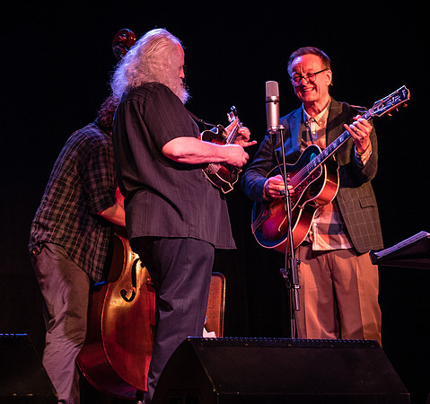 David Grisman, Danny Barnes & Sam Grisman @ Wintergrass 2018-15
