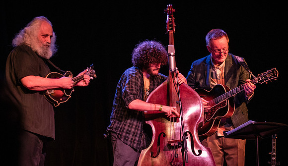 David Grisman, Danny Barnes & Sam Grisman @ Wintergrass 2018-12