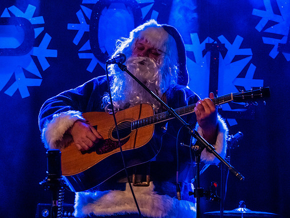Pickled Okra and Blue Santa @Polecat Yuletide Celebration  Nectar Lounge 12-7-2018