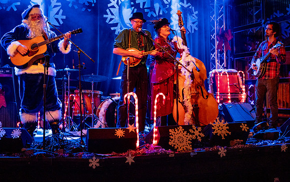 Pickled Okra and Blue Santa @Polecat Yuletide Celebration  Nectar Lounge 12-7-2018-6