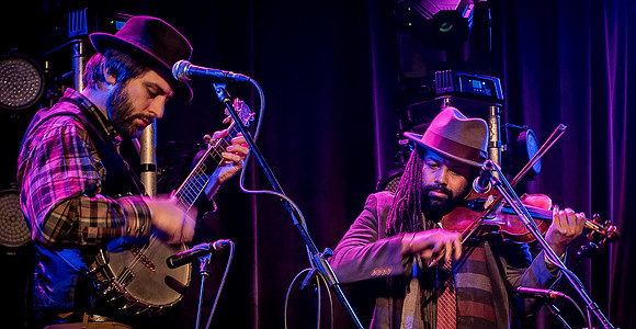 Ben Hunter and Joe Seamons@ Road To Wintergrass @ Nectar Lounge-4
