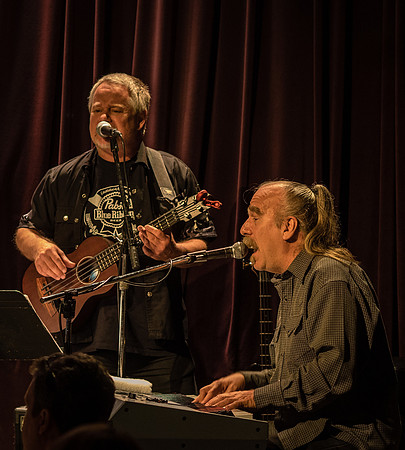 Albert Lee & Cindy Cashdollar @ Jazz Alley July 2015-8