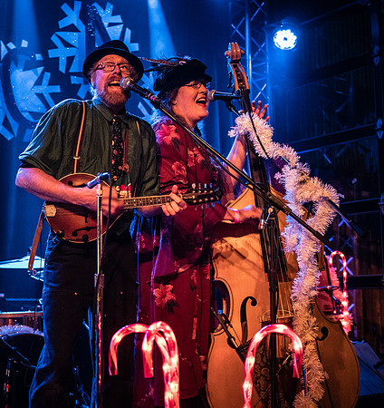Pickled Okra and Blue Santa @Polecat Yuletide Celebration  Nectar Lounge 12-7-2018-11