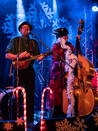 Pickled Okra and Blue Santa @Polecat Yuletide Celebration  Nectar Lounge 12-7-2018-8