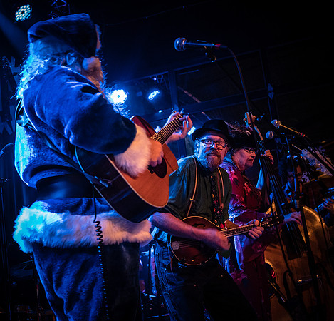 Pickled Okra and Blue Santa @Polecat Yuletide Celebration  Nectar Lounge 12-7-2018-9