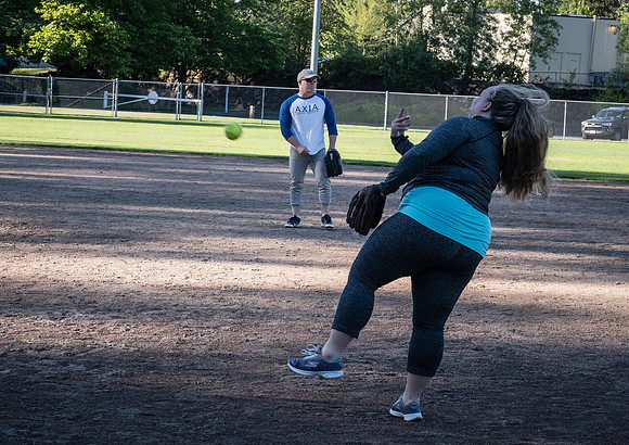 Axia Home Loans Softball Practice 6-26-18
